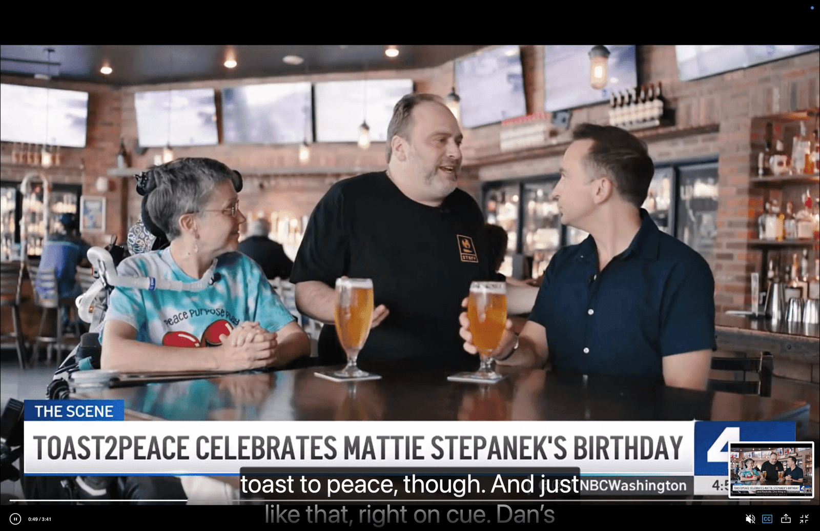 NBC News4 - Peace Day 2025
